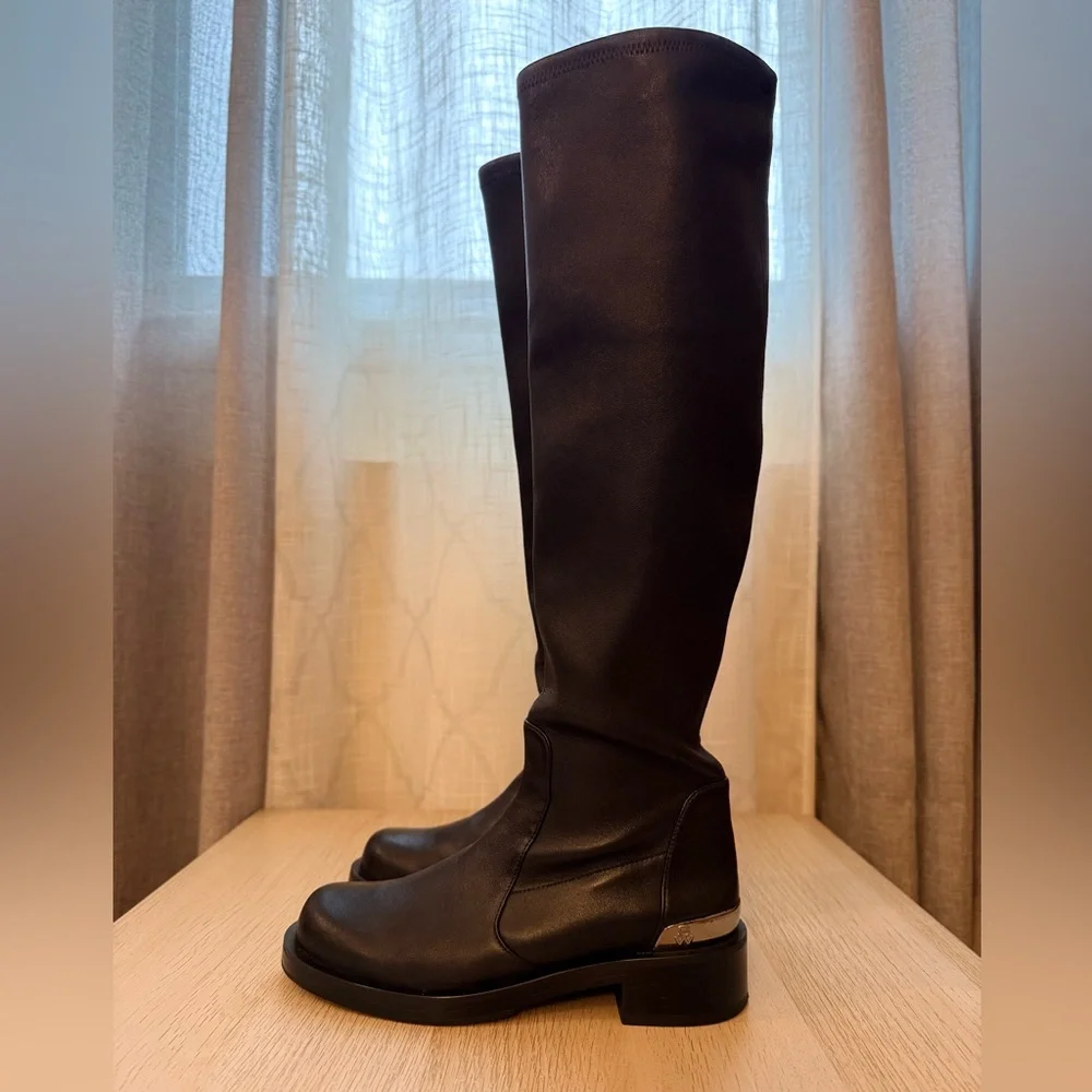 Stuart Weitzman Black Over the Knee Boots - Picture 7 of 14